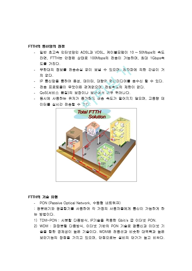 Ftth Fiber To The Home